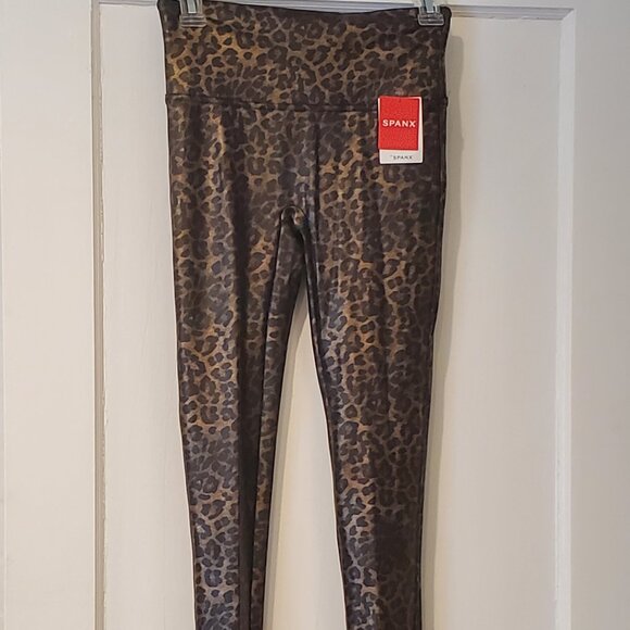 Leopard Shine Spanx - Picture 1 of 5